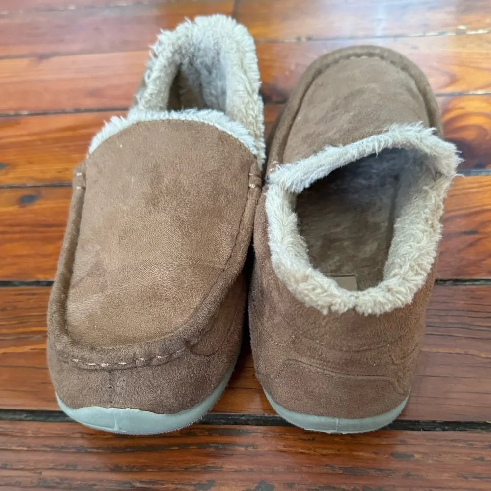 Deer Stags Kids' Lil Spun Slipper in Camel Size 4